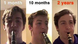 my clarinet progress - 2 years