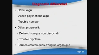 FMPM MOOCs - Les schizophrénies - Pr. I. Adali