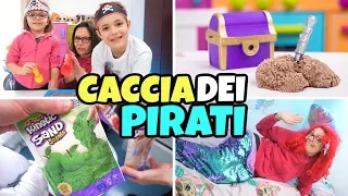 CACCIA AL TESORO DEI PIRATI in Casa con Kinetic Sand