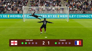 England vs France | Penalty Shootout | FIFA World Cup 2022 Qatar | PES Gameplay