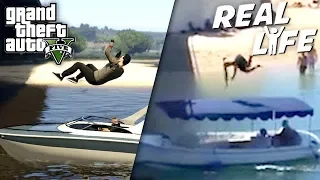 GTA 5 VS REAL LIFE 12 ! (fun, fail, stunt, ...)