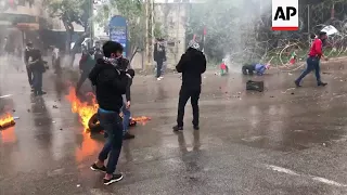 Protest near US embassy in Beirut turns violent