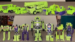 Transformers Generation one hauler and the constructicons. G1 complete collection ehobby exclusive