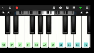 मछरिया को ब्याव Mobile Piano Tutorial Piano tutorial in mobile