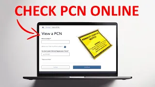How to check a car penalty charge notice (PCN) online