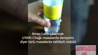 Masadan Kolayca Leke Çıkarma