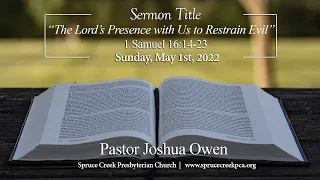 SCPCA Morning Worship - May 1st, 2022