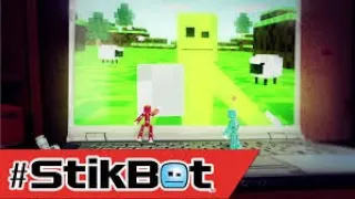 Stikbot vs Minecraft