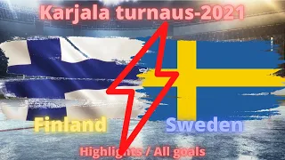 Finland [1-3] Sweden.The third victory of the Swedes in a row/Highlights/ All goals/Karjala Cup-2021