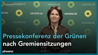 Grünen: Annalena Baerbock nach den digitalen Beratungen des Bundesvorstands