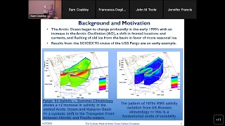 Observing, Modeling, and Understanding the Circulation of the Arctic and Sub-Arctic Workshop: Day 1