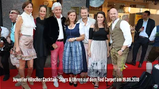 "Juwelier Hilscher Cocktail" mit Nomos und vielen Promis auf dem Red Carpet am 19.06.2018