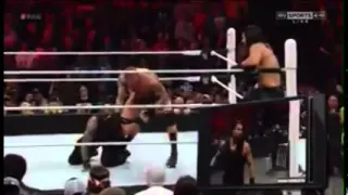 WWE Raw 23 Feb. 2015 , Randy Orton & Seth Rollins vs. Roman Reigns & Daniel Bryan