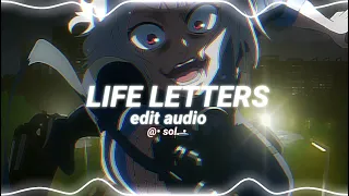 life letters - never get used to people [edit audio]