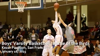 Battle of the Birds | Boys' Varsity Basketball | January 2015