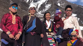 Samdo Valley Folk Dance.བསམ་མདོ་ལུང་པའི་གཞས་ཞབས་བྲོ། Nubri Near mount Manasulu.