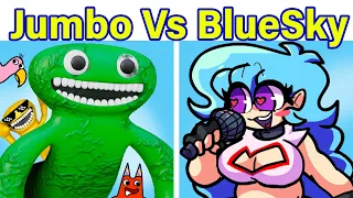 New Garten of Banban Mod - Jumbo Vs BlueSky | Ourple Guy FNF Mod - Friday Night Funkin