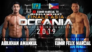 Eumir Marcial (PHI) vs. Abilkhan Amankul (KAZ) /  Finals / 2020 Tokyo Olympic Boxing Qualifier