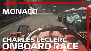 F1 2021 ( 2022 MOD ) Charles Leclerc Onboard Race at Monaco Grand Prix 2022 ( Night Race )