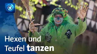 Walpurgisnacht im Harz: Menschen begrüßen den Frühling