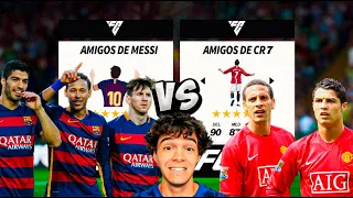 ¡AMIGOS DE MESSI vs AMIGOS DE CRISTIANO RONALDO en FIFA!