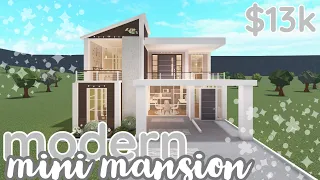 bloxburg || modern mini mansion house build pt. 1