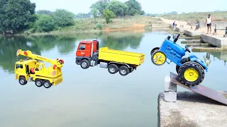 Jump River JCB 5CX | Crane | Tractor | Tipper Truck | Dump Truck | Hmt 5911 | Ford | Swaraj | CS Toy