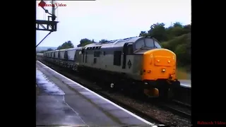 Class 37s Galore - Cornish China Clay in 1994.