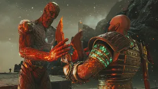 Surtr's Reaction To Blades of Chaos On Kratos - God of War: Ragnarök