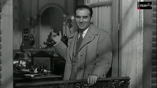 Michel Piccoli [Commissaire Jacques Guimard] dans "La bête à l'affût" (1959) de Pierre Chenal