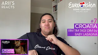 🇭🇷 Rim Tim Tagi Dim - Baby Lasagna | Croatia | Eurovision 2024 | Reaction Video