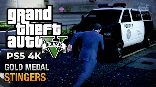 GTA 5 PS5 - Mission #78 - Stingers [Gold Medal Guide - 4K 60fps]