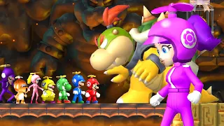 What if Mario Allstars fight VS Baby Bowser & Daisy in NSMBW