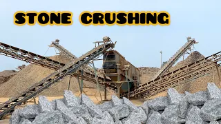 stone crushing plant work #stonecrusher #stonecrusherplant #stonecrushing #stone #stones #viral