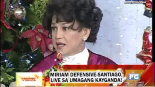 Miriam Defensive Santiago  It's More 'Funds' in the Philippines