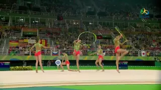 España, en la final de gimnasia rítmica rió 2016