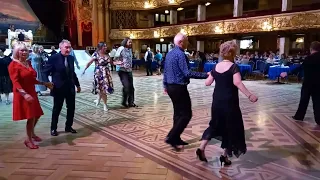 Blackpool tower ballroom.  Sindy swinging again.