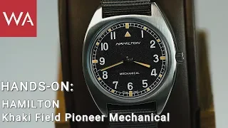 Hamilton CEO Dolla presents the 33x36 mm Khaki Pilot Pioneer Mechanical
