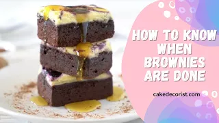 How To Know When Brownies Are Done