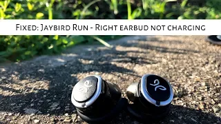 FIxed: Jaybird Run - Right earbud not charging