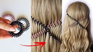 😱 New hairstyle for wedding and party using SPIRAL HAIRBAND || trending hairstyle || party UPDO