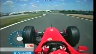 F1 Magny-Cours 2001 - Michael Schumacher Onboard