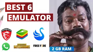 Top 6 emulator|Free fire|Pubg|Call of duty|2gb,3gb,4gb,8gb,16gb| Malayalam