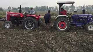 FARMTRAC 60 t20 (50HP) VS MASSEY 9500 (58 HP)