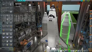 Kerbal Space Program 1.12 with RO - Shuttle with AJ-260s