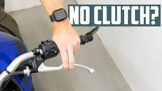 What is CLUTCHLESS SHIFTING on a motorcycle?