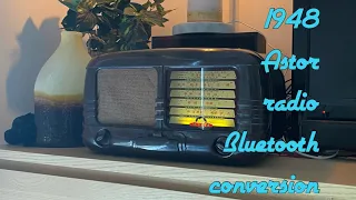 1940s VINTAGE RADIO RESTORATION! (Bluetooth Conversion)