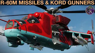Mi-24P Hind: R-60M Air To Air Missile & KORD Side Gunners | DCS WORLD