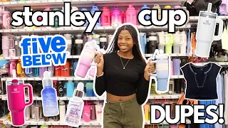 let's go self care + makeup shopping at five below and stanley cup dupes!