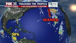 Tracking the tropics: Here's where Tropical Storm Wanda is going